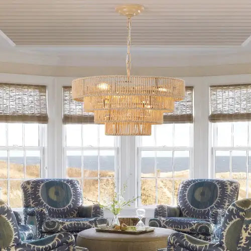 Bohemian Woven Chandelier -Unavailable Platform- Temu